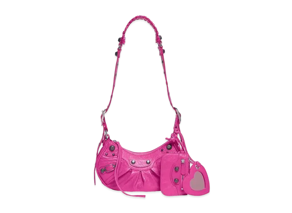 BALENCIAGA Le Cagole XS Shoulder Bag "Bright Pink"