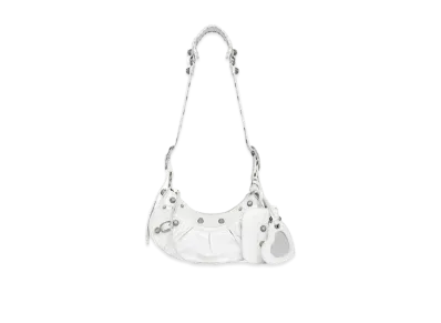 BALENCIAGA Le Cagole XS Shoulder Bag Line Stone "White"