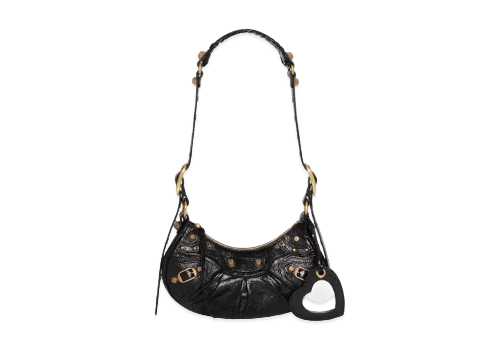 BALENCIAGA Le Cagole XS Shoulder Bag "Black"