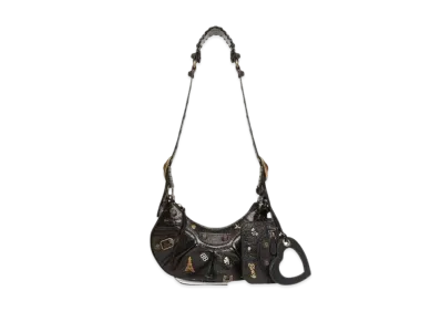 BALENCIAGA Le Cagole XS Shoulder Bag With Pin "Black"