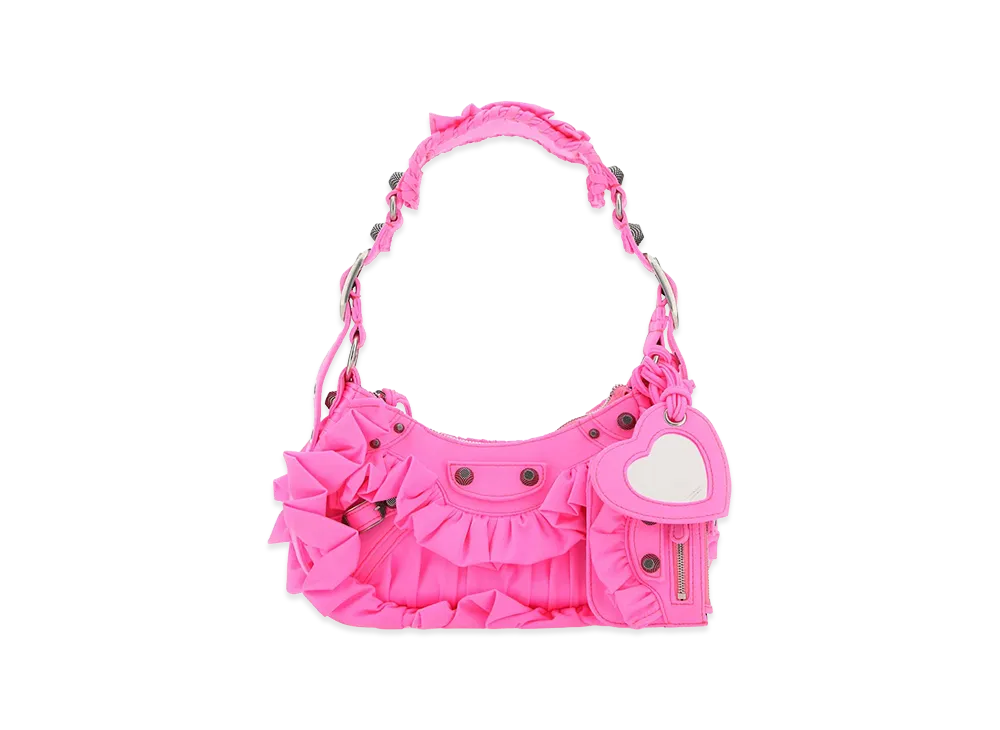 BALENCIAGA Women's Fabric Le Cagole Xs Shoulder Bag "Pink"