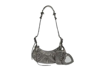 BALENCIAGA Le Cagole XS Shoulder Bag Line Stone "Grey"