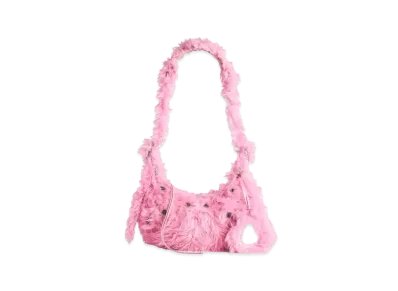 BALENCIAGA Le Cagole XS Shoulder Bag Fake Fur "Pink"