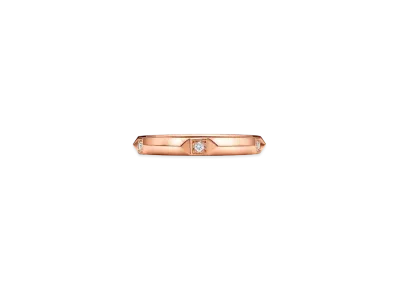 Tiffany & Co. Band Ring Diamond 18K "Rose Gold"