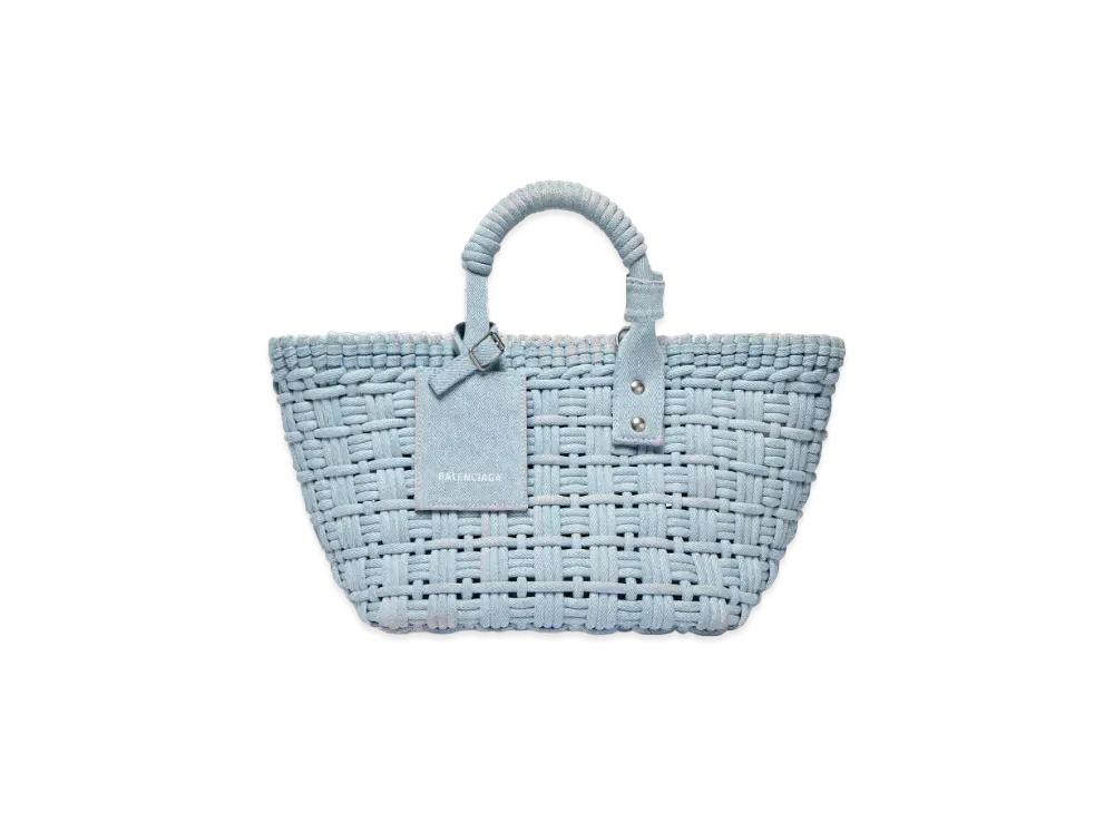 バレンシアガ　ビストロ　デニム　カゴバック　XS バレンシアガ ビストロ デニム XS ストラップ バスケット バッグ