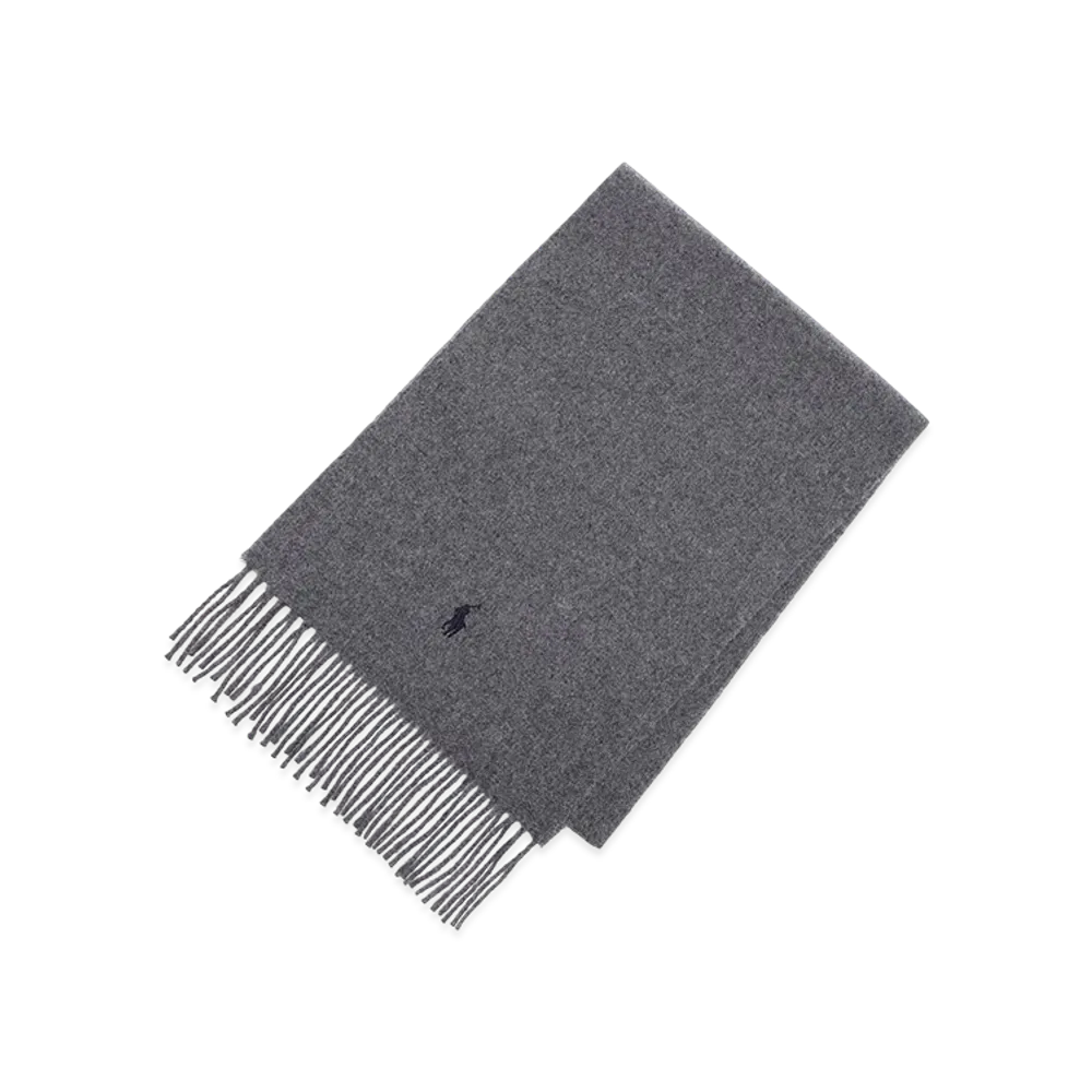Polo Ralph Lauren Recycled Wool Scarf "Classicgrey"