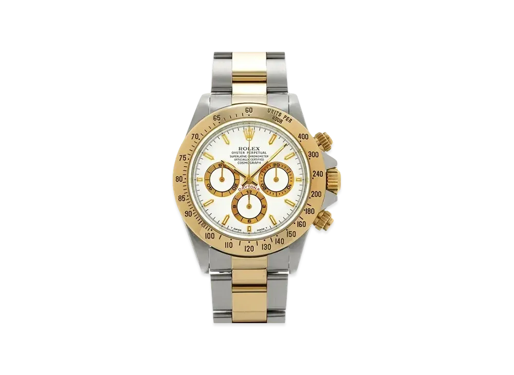 ROLEX Cosmograph Daytona "White/Stainless Steel/Yellow Gold"