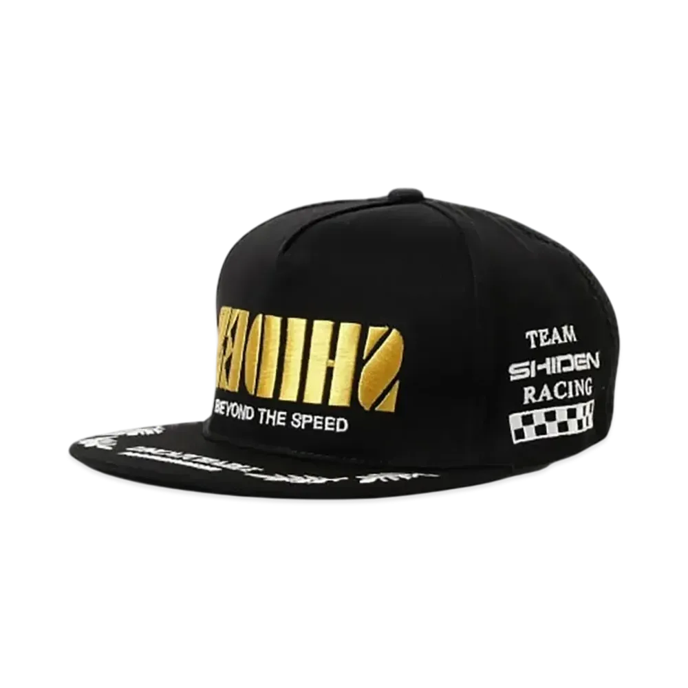 BEAMS Shiden / F.V. Racing Cap - Cotton Twill "Black"