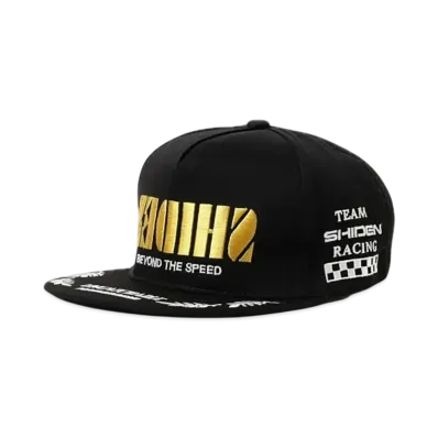 BEAMS Shiden / F.V. Racing Cap - Cotton Twill "Black"