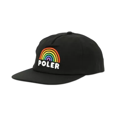 POLeR Rainbow Cap "Black"