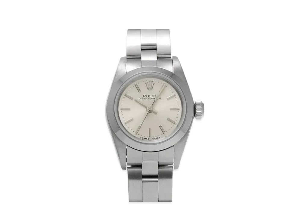 ROLEX Oyster Perpetual "Silver/Stainless Steel"