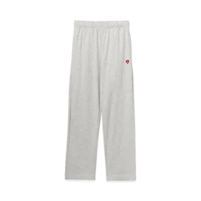 A BATHING APE Women's Heart Badge Sweat Pants "Gray"