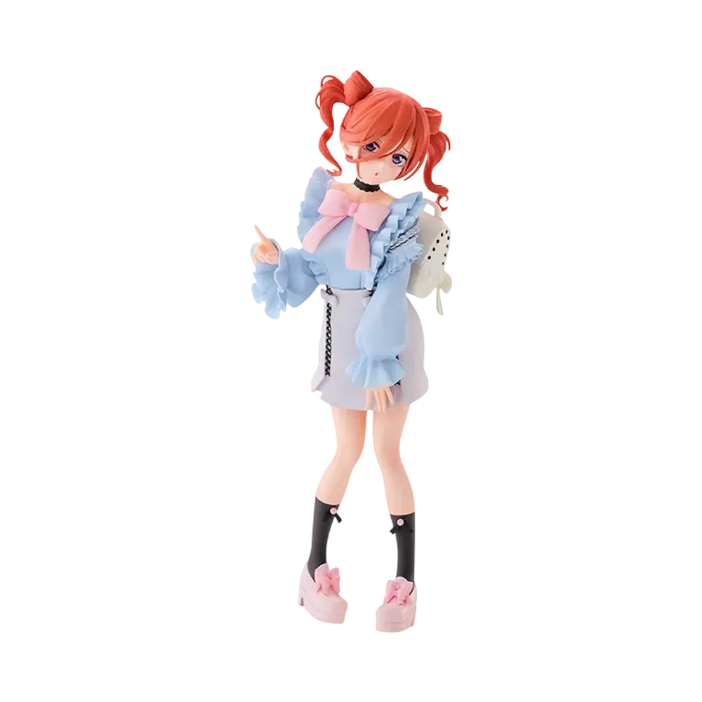 BANDAI "Ichiban Kuji" -Quintessential Quintuplets * ~Sharing the warmth~- C Prize Miku Nakano (Outing Style) Figure