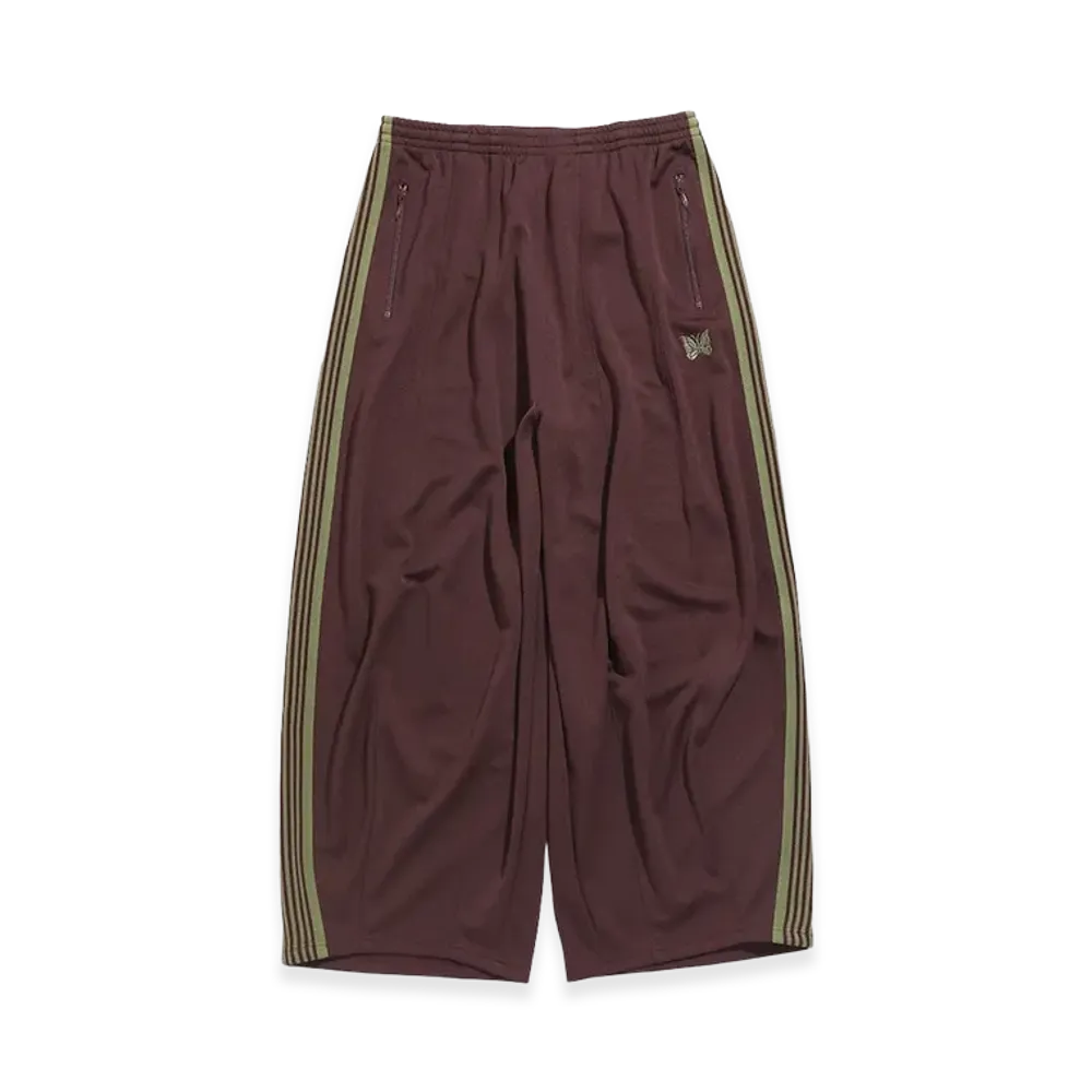 NEEDLES H.D. Track Pants Poly Smooth "Maroon"