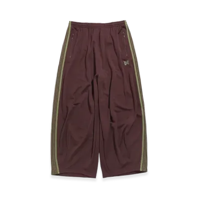 NEEDLES H.D. Track Pants Poly Smooth "Maroon"