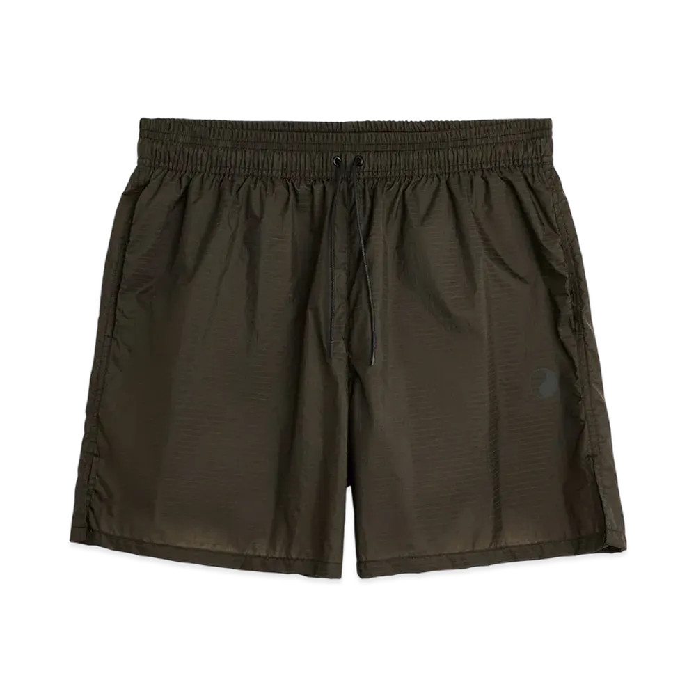 OUR LEGACY Running Shorts "Black/Olive"