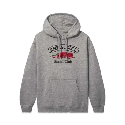 ANTI SOCIAL SOCIAL CLUB Withered Hoodie "Gunmetal Heather"