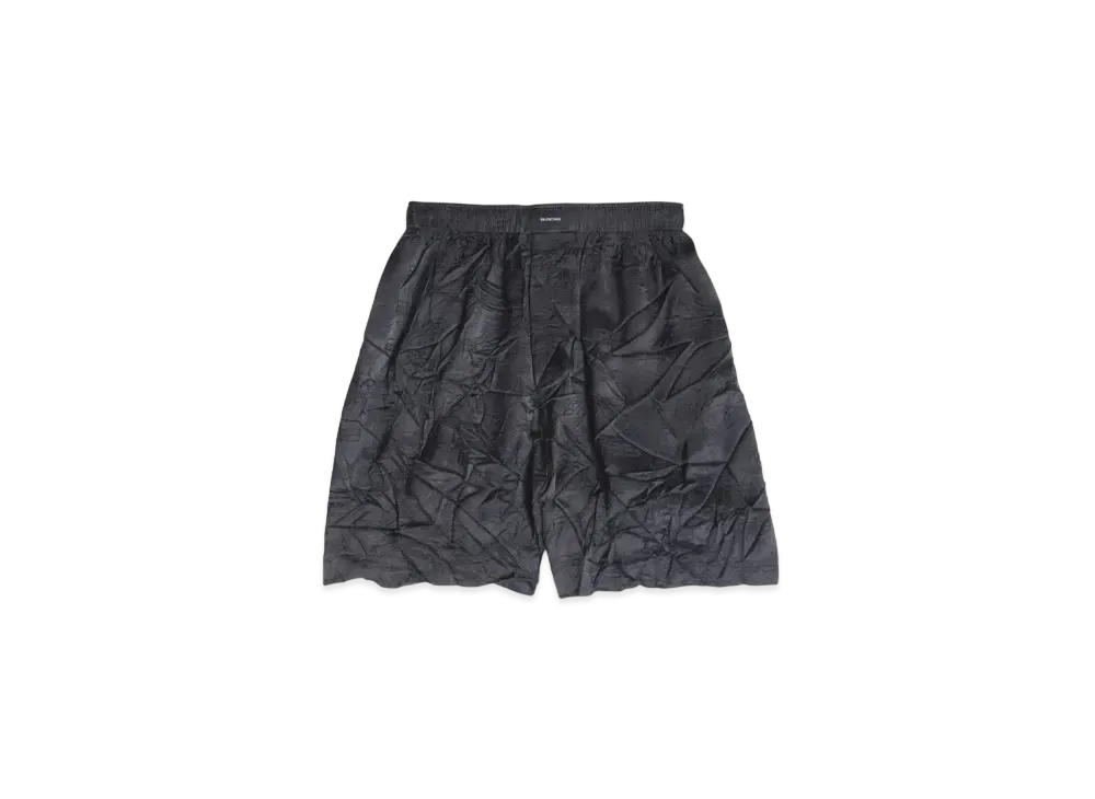 BALENCIAGA Men's BB Monogram Pyjama Shorts "Black"