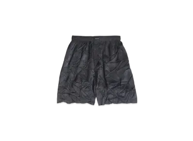 BALENCIAGA Men's BB Monogram Pyjama Shorts "Black"
