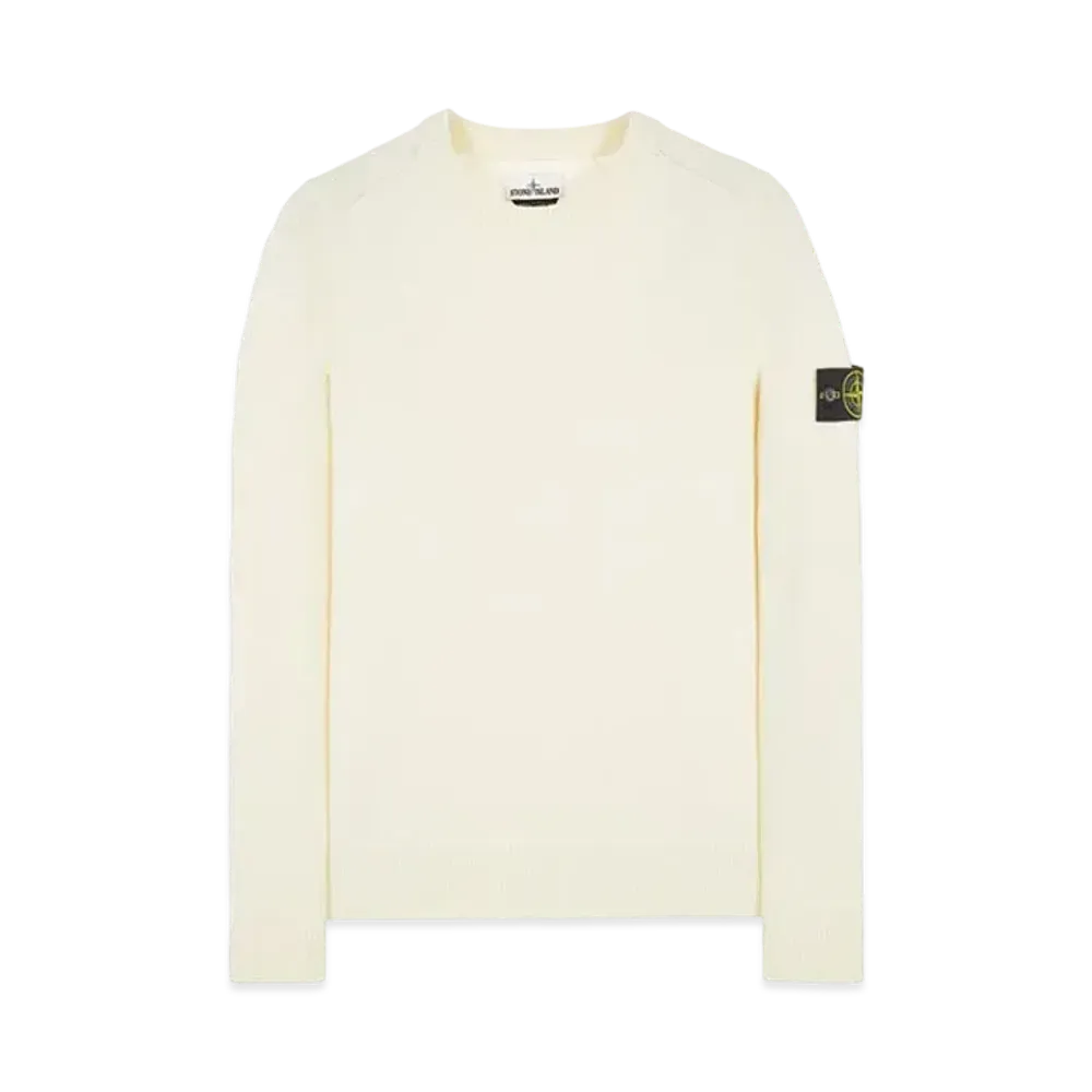 Stone Island 535A3 LAMBSWOOL "Natural White"
