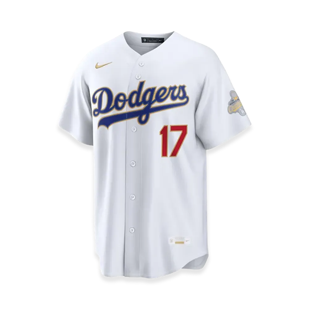 MLB x Nike Men's Los Angeles Dodgers Shohei Ohtani 2026 Gold Collection Stadium Jersey "White"