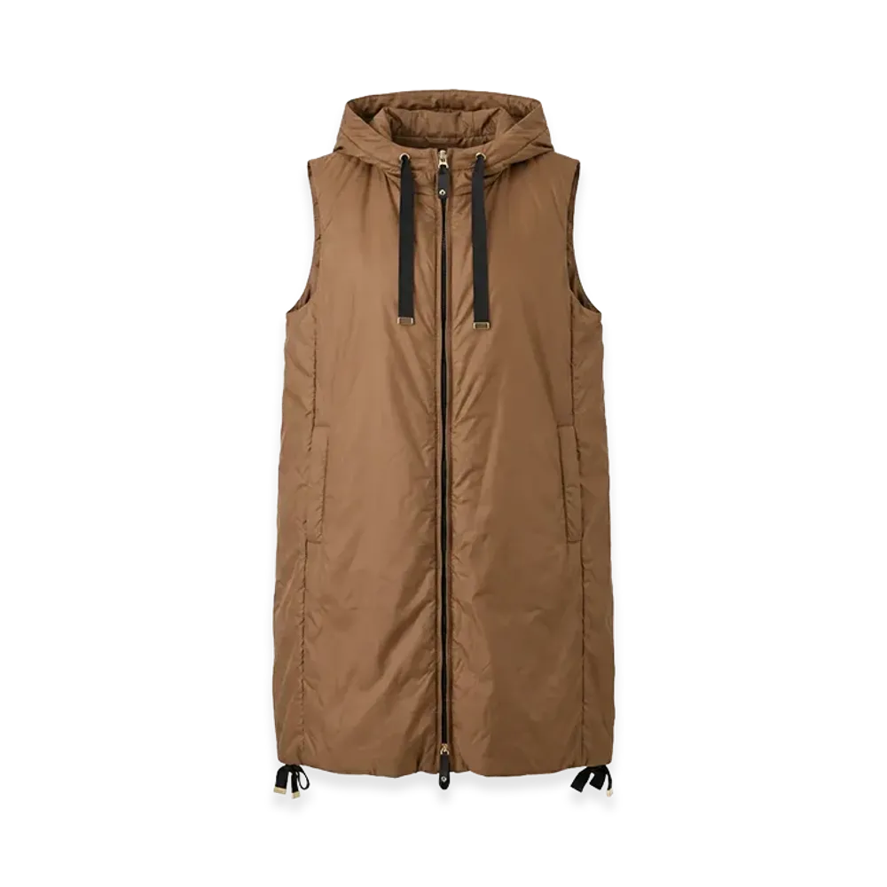 Max Mara the Cube Women's The Cube Greengi Hooded Gilet "Caramel"