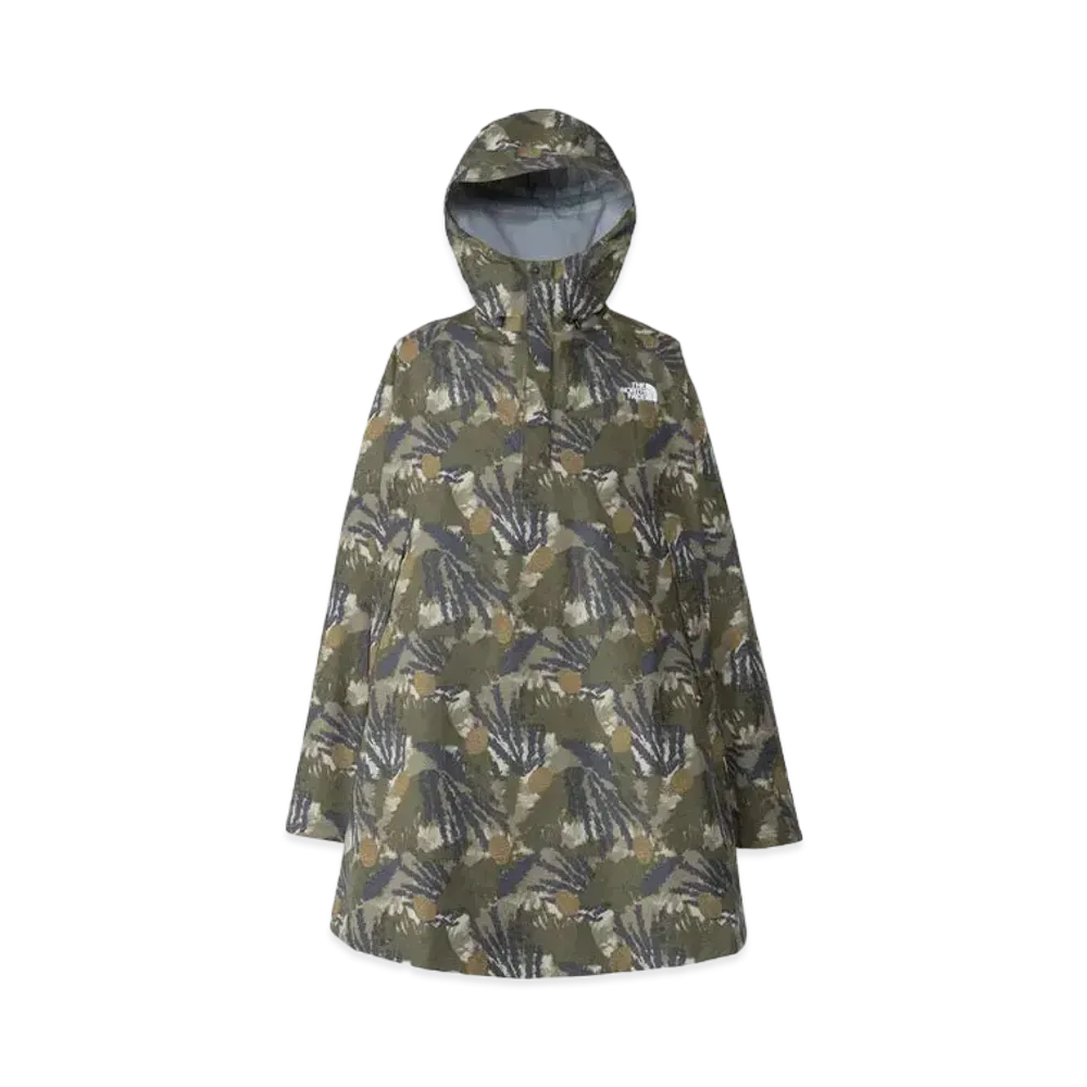 The North Face Novelty Access Poncho "Paint Plants Khaki"