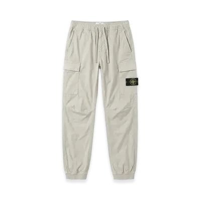 Stone Island Logo Stretch Pocket Cargo Pants "Gray"