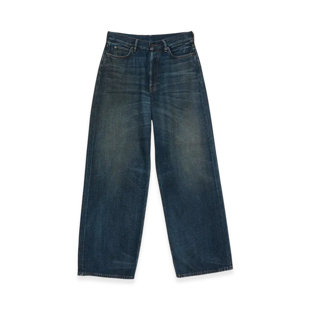 Acne Studios Loose Fit Jeans - 1981 Puti "Dark Blue"