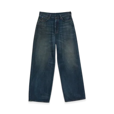 Acne Studios Loose Fit Jeans - 1981 Puti "Dark Blue"