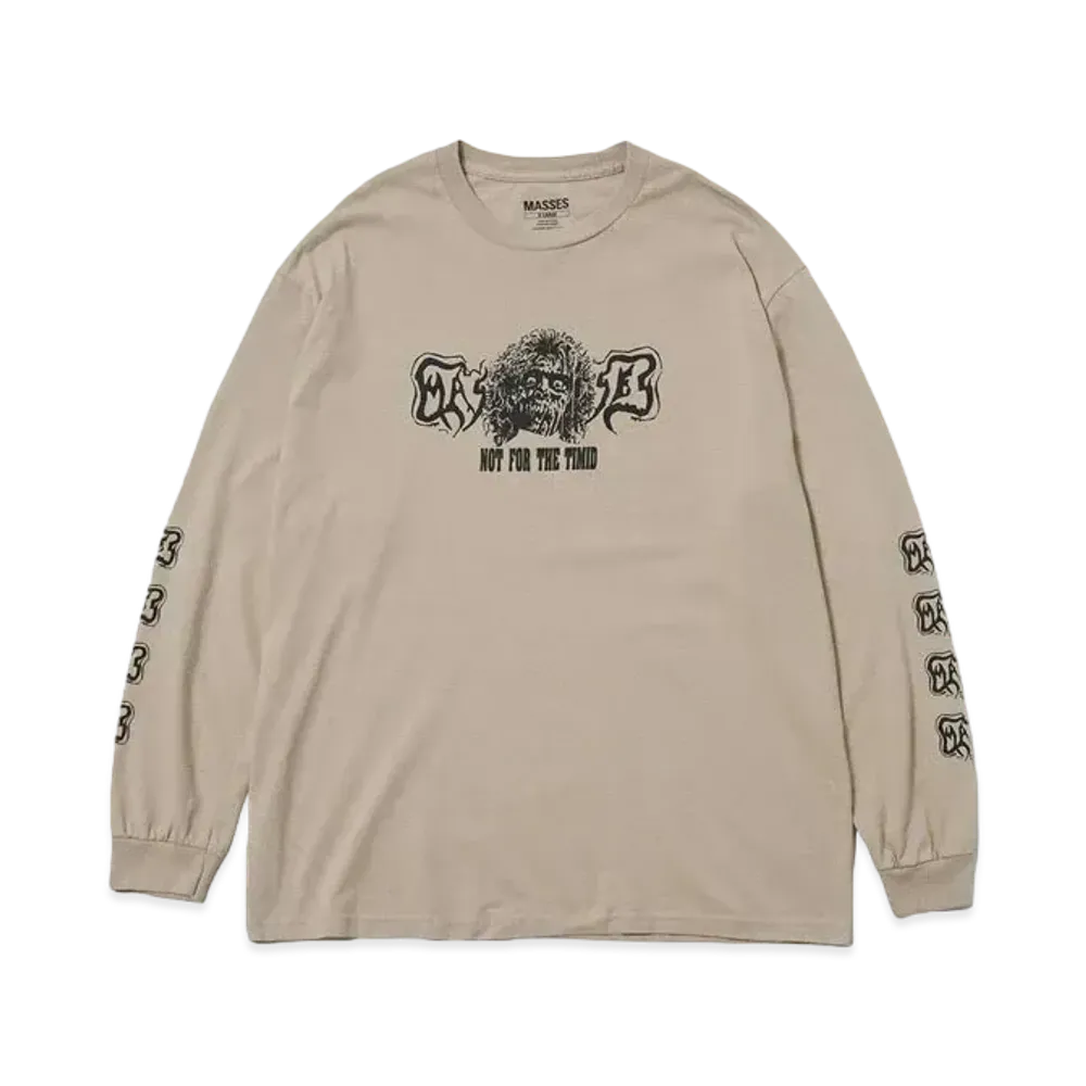 MASSES T-SHIRT L/S NFTT "SAND"