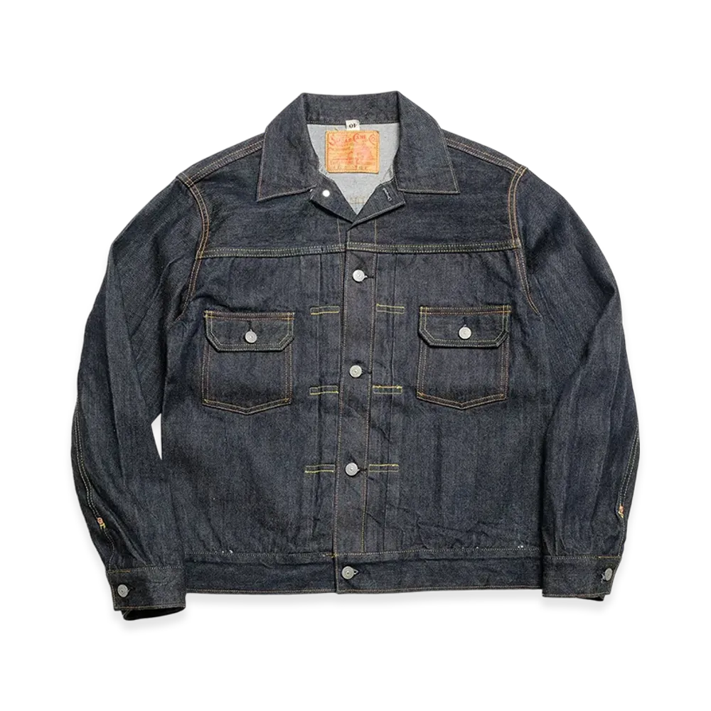 SUGAR CANE 14.25Oz. Denim Jacket 1953 Model "Navy"