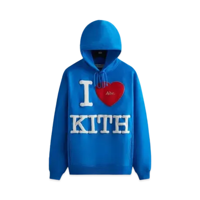 Kith x Advisory Board Crystals I Love Kith Hoodie "Blue"