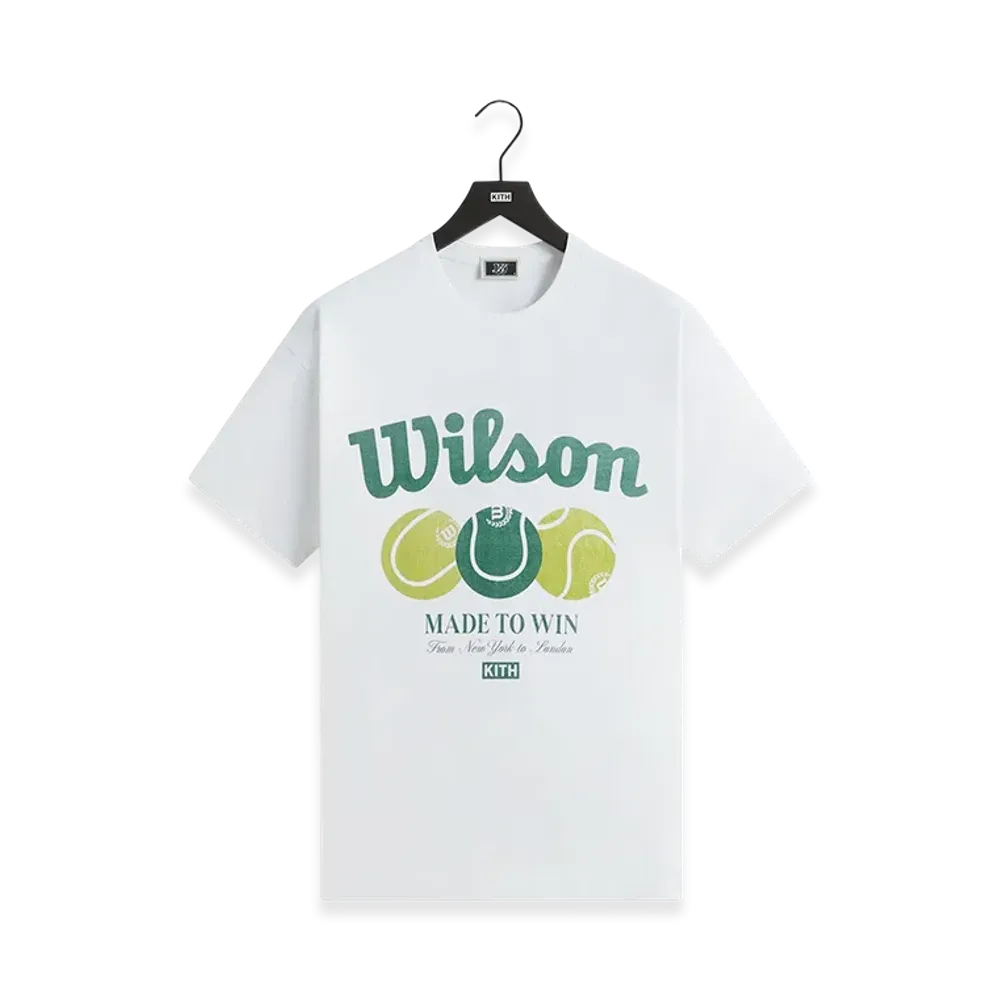 Kith x Wilson Made To Win Vintage Tee "White"