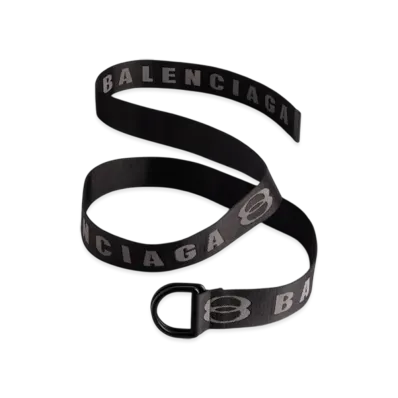 BALENCIAGA D Ring Belt "Black"