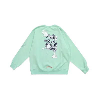 Chrome Hearts Matty Boy Lust Crewneck Sweatshirt "Seafoam"