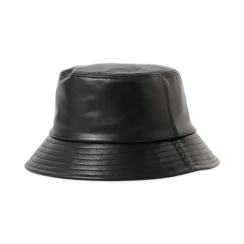 BEAMS Leather Bucket Hat "Smooth"