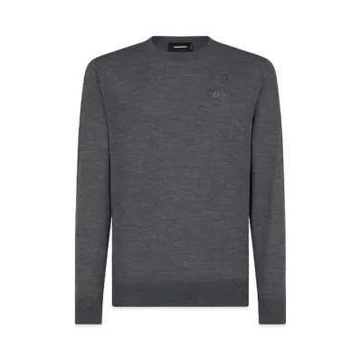 Dsquared2 D2 Knit Crewneck Pullover #1 "Gray"