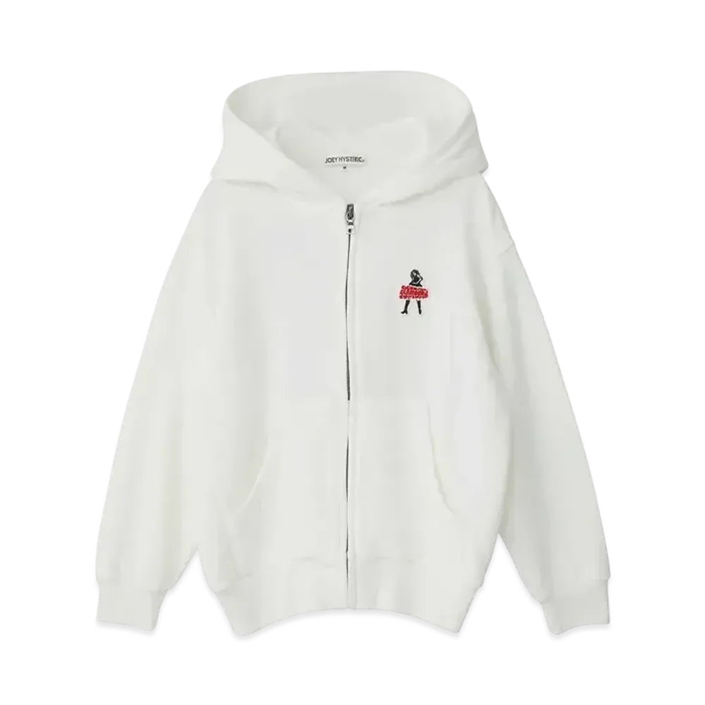 HYSTERIC GLAMOUR Untamed Girl Hoodie "White"