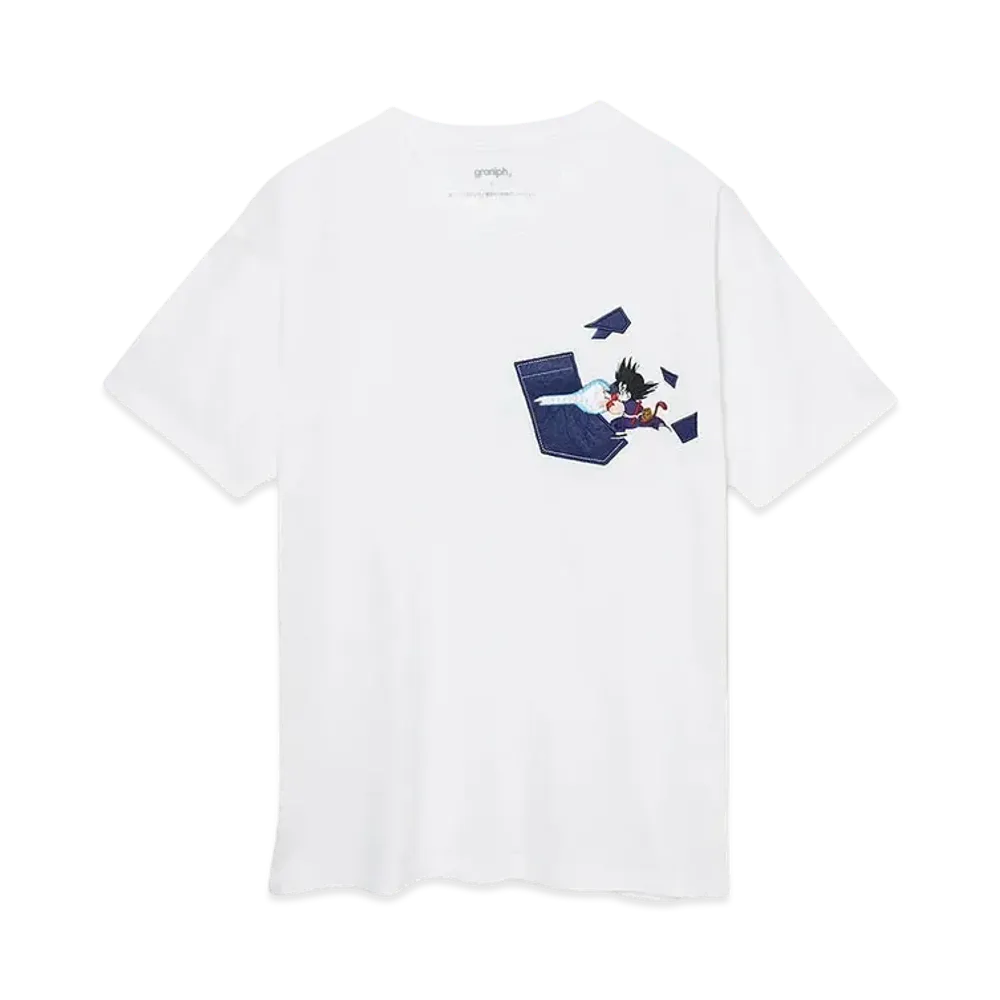 graniph x Dragon Ball Kamehameha Loose Fit T-Shirt "White"