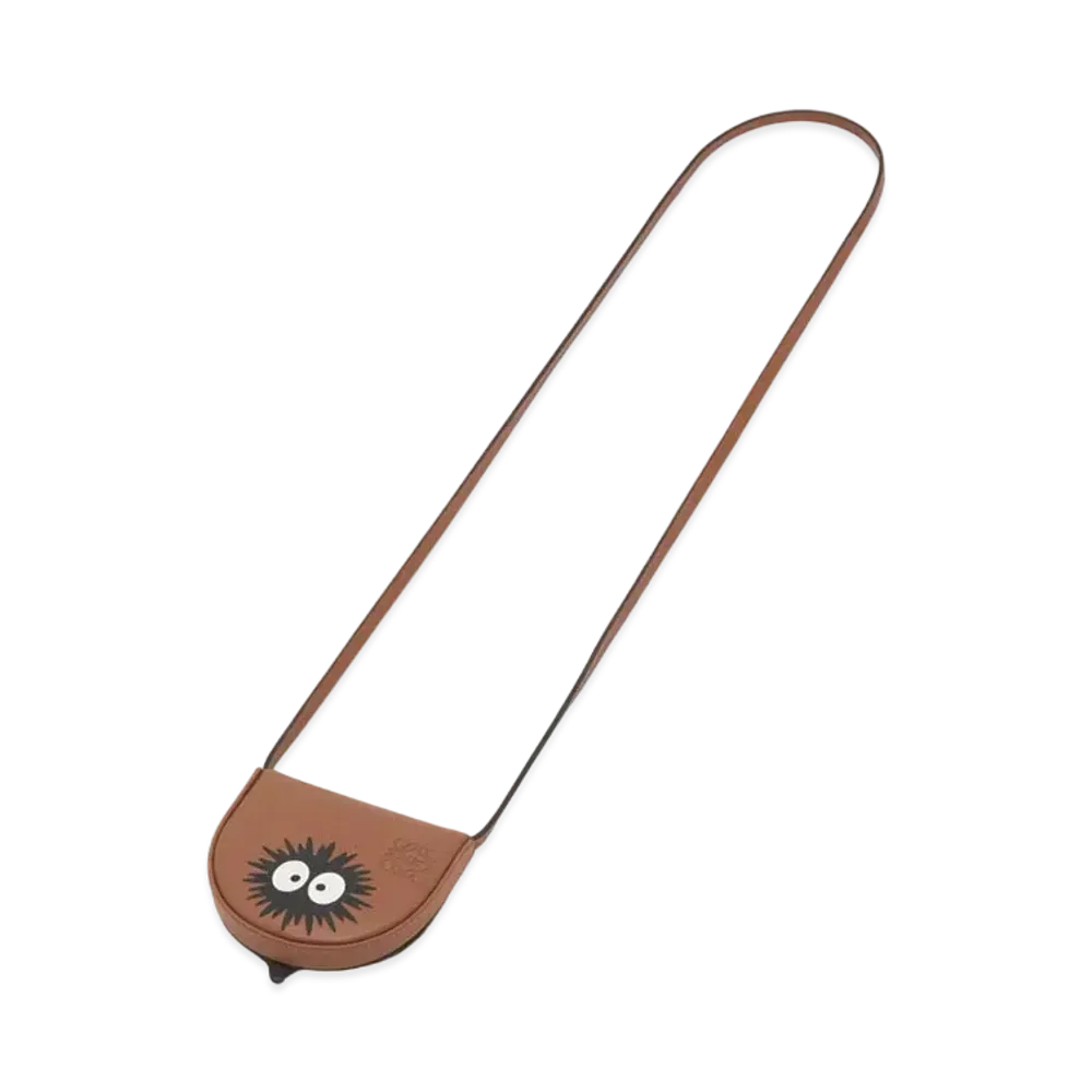 LOEWE x My Neighbor Totoro Dust Bunnies Heel Pouch Mini "Tan/Black"
