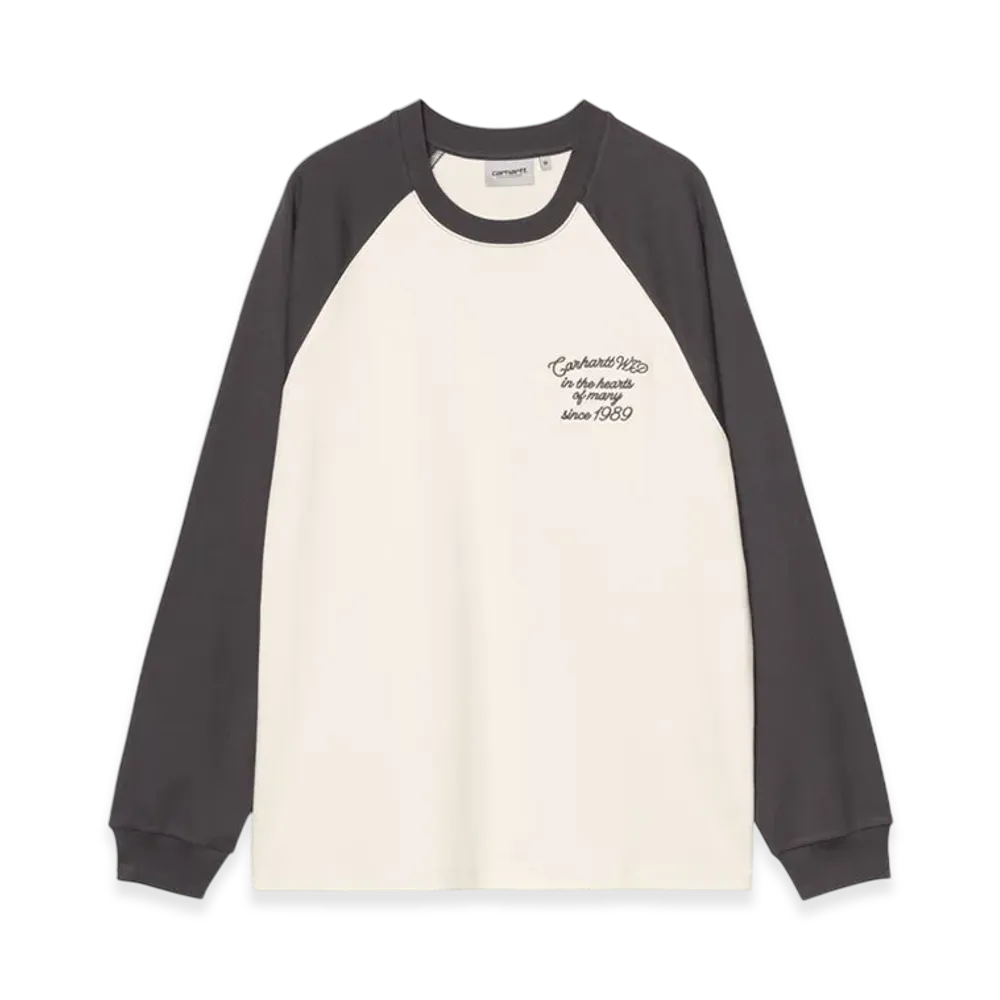 Carhartt WIP L/S Alston T-Shirt "Wax/Graphite"