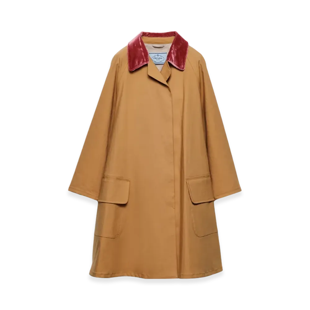 PRADA Women's Cotton Raincoat "Honey"