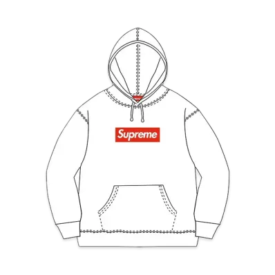 Supreme Box Logo Hooded Sweatshirt "Off White" (13FW)