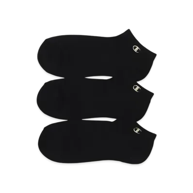 Champion 3-Pair Sneaker In Socks "Black"