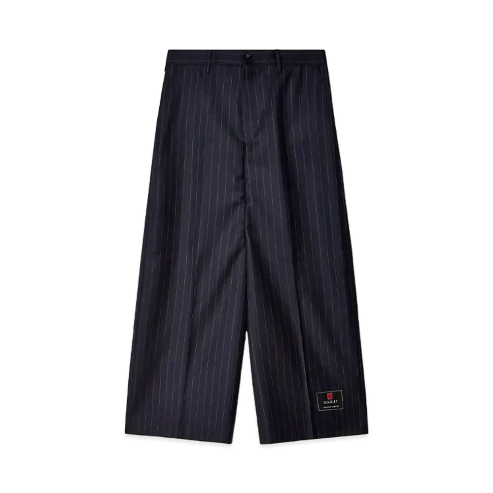 doublet Stripe Wide Pants "Black"