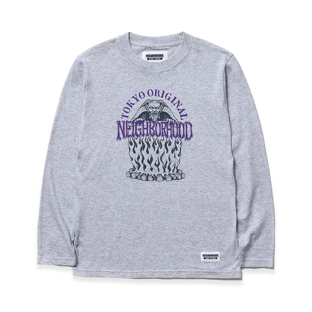 NEIGHBORHOOD Kids OT . Tee LS-2 "Gray"