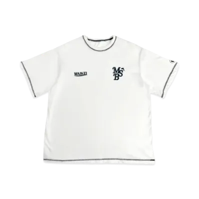 My Sugar Babe Wai Kei x MSB logo stitch tee "WHITE"