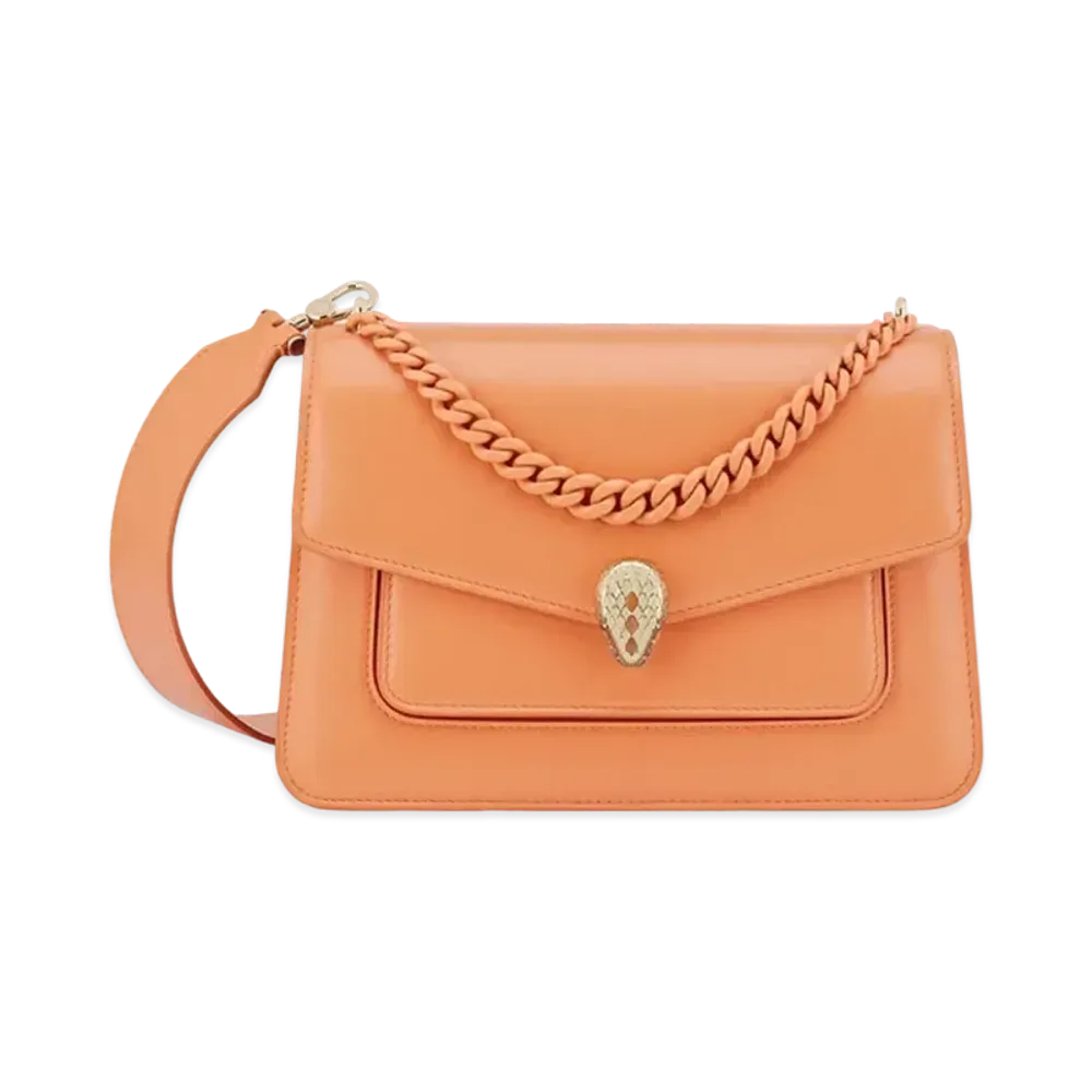 BVLGARI Serpenti Forever Crossbody Bag "Orange"