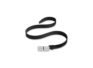 BALENCIAGA BB Hourglass Large Belt "Black"